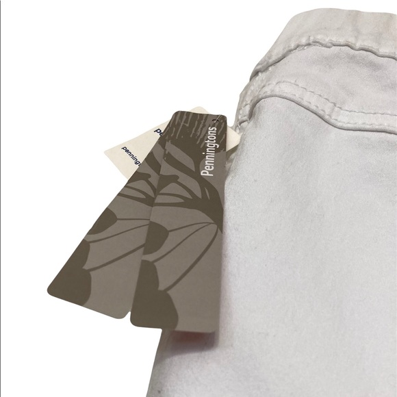 SZ 1X•NWT•PENNINGTONS•WHITE CROPPED ABOVE THE ANKLE JEGGING• - Picture 4 of 7